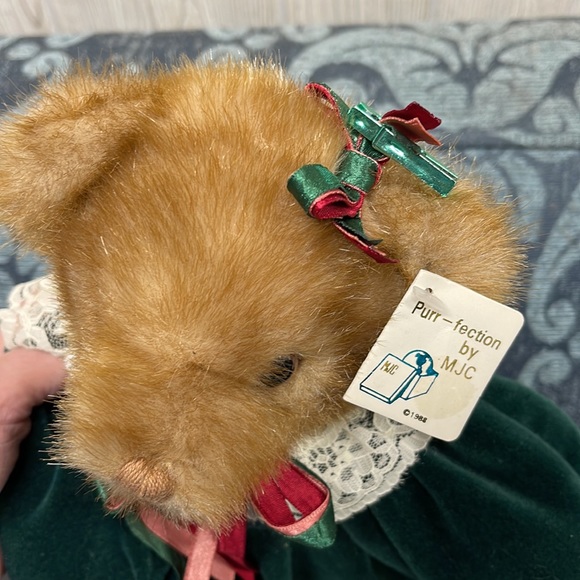 Vintage MJC Purr-fection Plush ASHLEY Bear 1988 - Picture 7 of 11